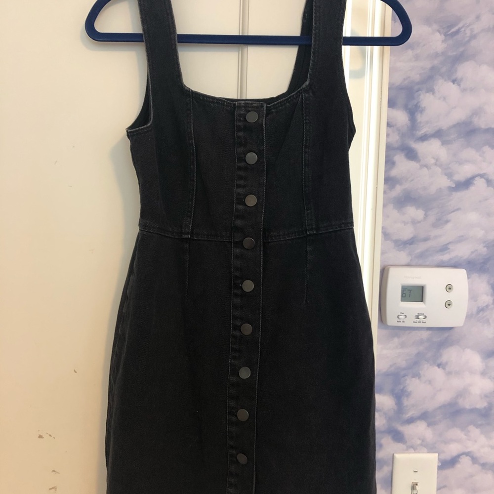 Urban Outfitters Black Jean Dress